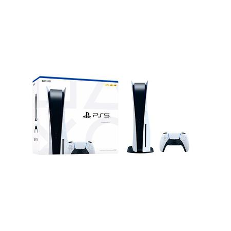 Oferta Relâmpago  Console Playstation 5 Midia Física SSD 825GB  Preto/Branco na Magazine Luiza