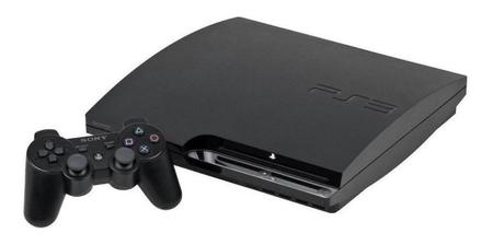 Imagem de Console PS3 Slim 500gb Standard + 3 Jogos Cor Charcoal Black