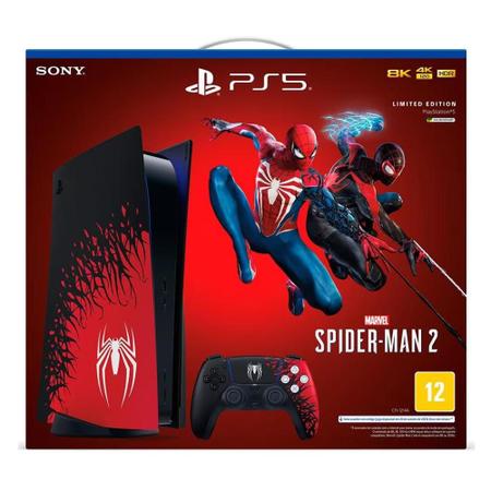 Console Sony Playstation 5 825GB Marvels - Spider-Man 2 Limited Edition -  Console PS5 - Magazine Luiza