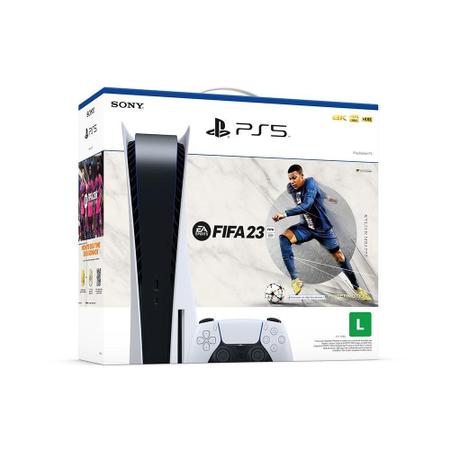 PlayStation 5 Edição Digital 2022 825GB 1 Controle - Sony com FIFA 23  Lançamento - Outros Games - Magazine Luiza