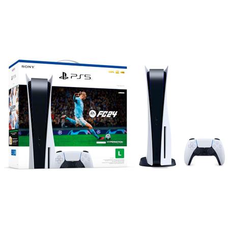Console Sony PlayStation 5 Standard Edition + Jogo EA Sports FC 24 Mídia  Física PS5