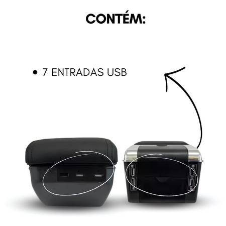 Imagem de Consoles Apoio De Braço Universal Com Entrada Usb