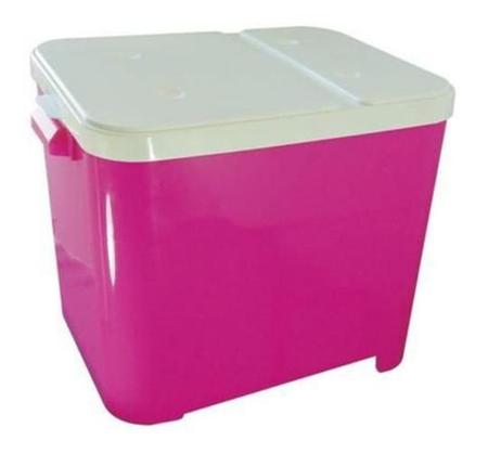 Imagem de Container Para Racao 15 Kg - Furacaopet - Rosa - Liso