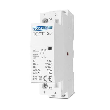 Imagem de Contator Modular 25A 2 Polos NA TOMZN TOCT1-25 110V