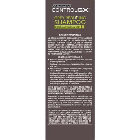 Imagem de Control Gx Shampoo Redutor De Cinza Just For Men - 118 Ml