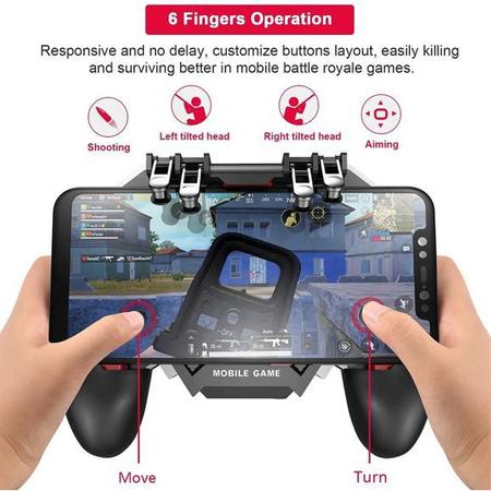 Gamepad Suporte Controle Joystick Celular Jogos Free Fire - MB - Controle  para Celular - Magazine Luiza