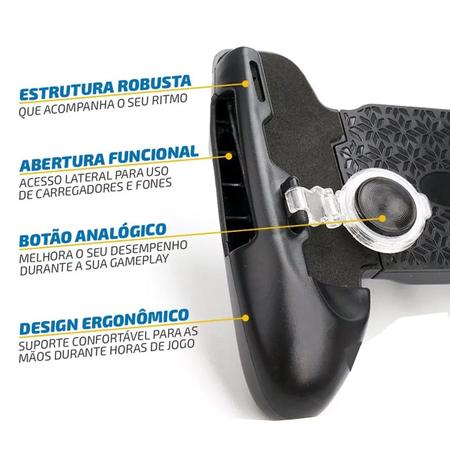 Gamepad Suporte Controle Joystick Celular Jogos Free Fire - MB - Controle  para Celular - Magazine Luiza