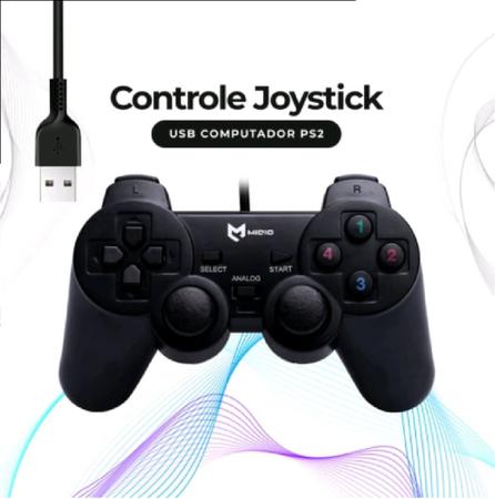 Controle Com Entrada USB Joystick Games Computador E Console - Store P.B -  Controle para PC - Magazine Luiza