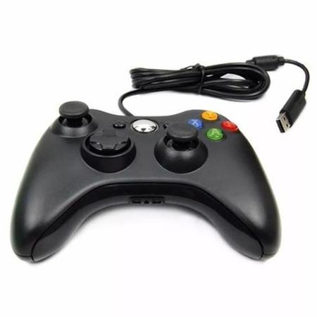 Imagem de Controle Com Fio compativel para Xbox 360 Pc Computador 2 metros Cabo USB X-box Notebook marca j.x