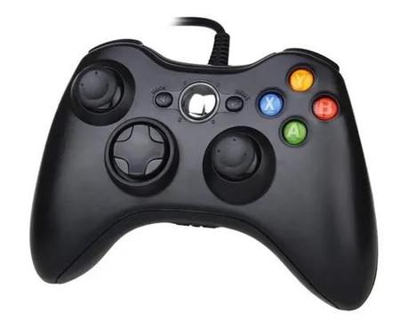 Controle Xbox 360 Com Fio Preto NOVO - Pc e Games !!!!!!!!!!! Pensou em  videogames e informática lembrou PceGames