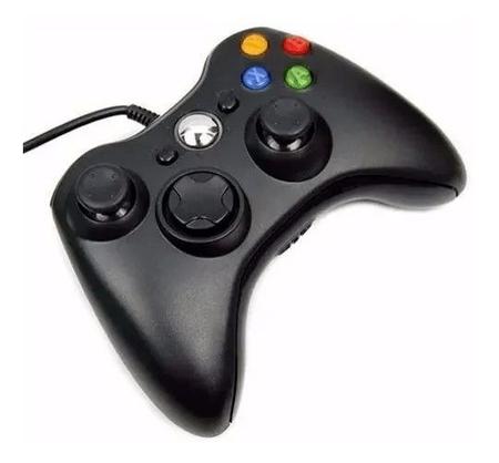 YCCSKY Controlador com fio, controlador com fio usb gamepad joystick  joystick controlador de jogo com dois vbt e botões de gatilho para xbox 360  Slim PC Windows 7/8/10 preto
