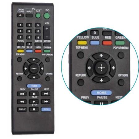 Imagem de Controle Compatível Com Dvd Blu-ray Sony Rmt-b120 S1100 3100