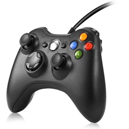 Imagem de Controle Compatível Com Fio para Xbox 360 E Pc Slim Joystick - Gamer Pro