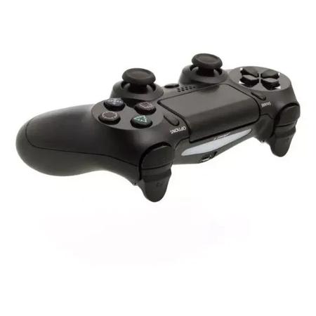 Controle PS4 compatível Playstation 4 Sem Fio com Touch - Preto