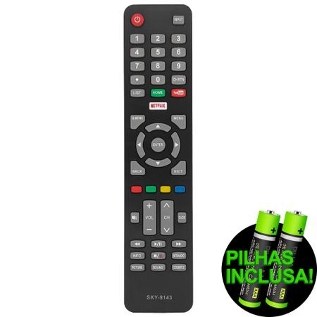 Imagem de Controle compatível tv cobia haier hr32h2sdk1 ctv32hdsm hr50u3sdk1 hr32h2sdk1 ctv50uhdsm ctv39hdsm