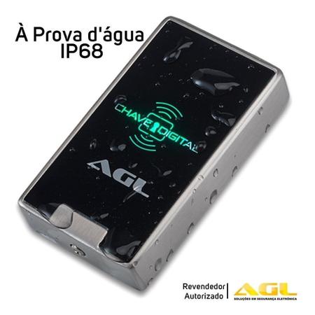 Imagem de Controle De Acesso AGL Leitor Rfid Ca2000 Ip68 Alumínio Top