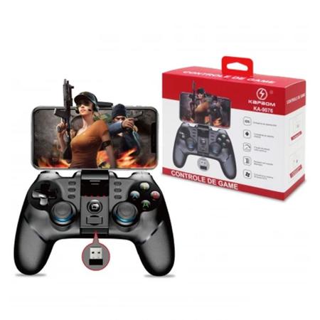 Gamepad Controle Sem Fio Wireless Joystick Android IOS PS3 PC TV - Kapbom  KA9078