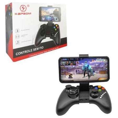 Controle Gamepad Bluetooth Celular Android E Ios Para Jogos - Kapbom -  Controle para Celular - Magazine Luiza