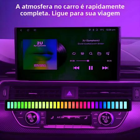 Imagem de Controle De Som De Música RGB LED Captador De Luz Para Bar Carro TV Jogos Lâmpada De Atmosfera De