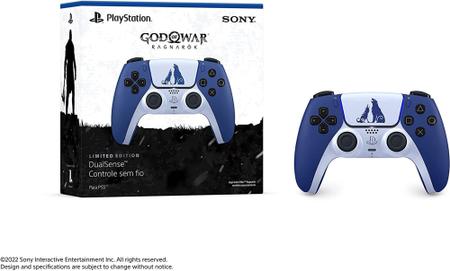 Controle Sony DualSense Custom God of War Ragnarok - PS5 - Mundo