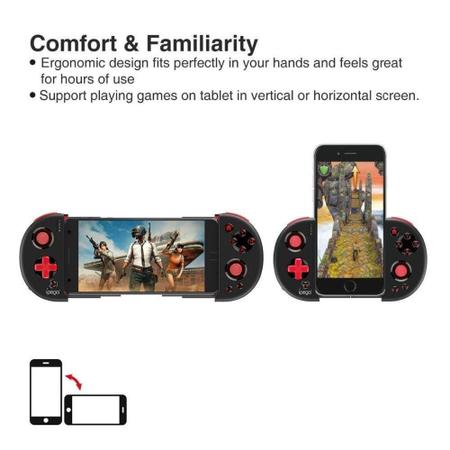 Imagem de Controle Gamepad Ipega 9087 Android Pc P/ PC, Smartphone - preto