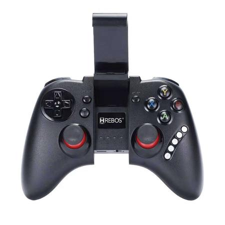 Imagem de Controle Gamer com Suporte para Celular e  Botoões Multimídia Bluetooth