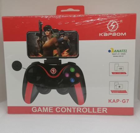 Controle Celular Manete Bluetooth Android Ios Pc Gamepad - KAPBOM - Controle  para Celular - Magazine Luiza