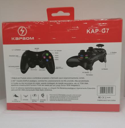 Controle Gamepad Bluetooth Celular Android E Ios Para Jogos - Kapbom -  Controle para Celular - Magazine Luiza