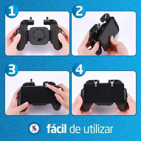 Gatilho De Jogos Para Celular - Free Fire, Cod, Pubg - Trigshot - Controle  para Celular - Magazine Luiza