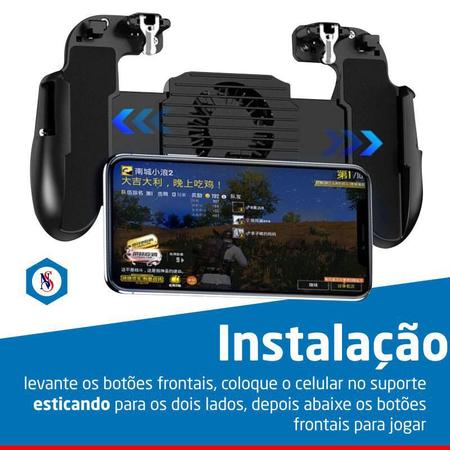 Gatilho De Jogos Para Celular - Free Fire, Cod, Pubg - Trigshot - Controle  para Celular - Magazine Luiza