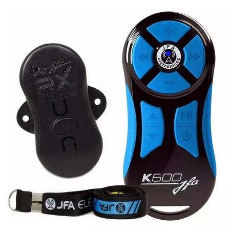 Imagem de Controle jfa k600 preto c/ tecla  azul