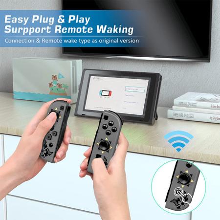 Controle Joystick S/fio N-switch Joy-con L+r Personalizado