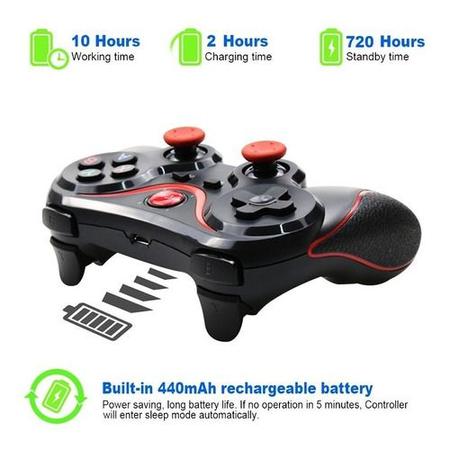 Controle Joystick Bluetooth Sem Fio Para Jogos Android Ios - Altomex -  Outros Celulares - Magazine Luiza