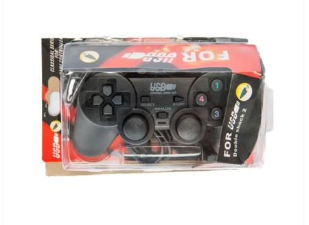 Controle Joystick USB para Computador PC Gamer PS2 e PS3 Dualshock - Feir -  Controle para PC - Magazine Luiza