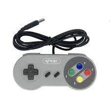 Controle Usb Joystick Dualshock Compatível Super Nintendo Pc Android Knup  KP-3124 - Controle para PC - Magazine Luiza