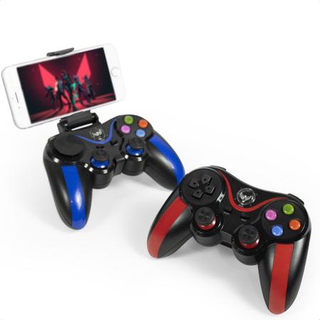 Controle Manete Gamepad Bluetooth Compatível Android Ios Pc