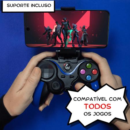 Imagem de Controle Manete Gamepad Bluetooth Compatível Android Ios Pc