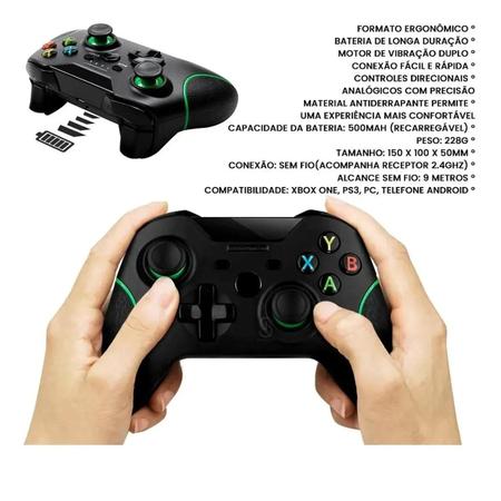 Controle Com Fio P/ Xbox Series X/s Xbox One Ps3 Pc Gamer