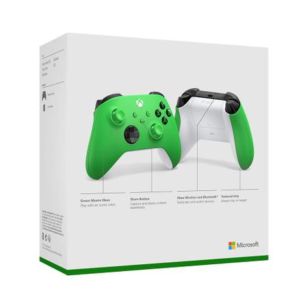 Imagem de Controle Microsoft Xbox Sem Fio - Velocity Green