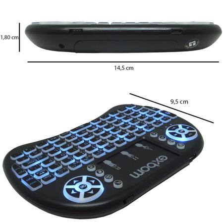 Imagem de Controle Mini Teclado Universal Para Tv Smart Xbox Console