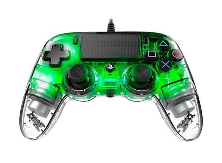 Imagem de Controle Nacon Wired Illuminated Compact Controller Green (Com fio, Iluminado, Verde) - PS4 e PC