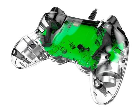 Imagem de Controle Nacon Wired Illuminated Compact Controller Green (Com fio, Iluminado, Verde) - PS4 e PC