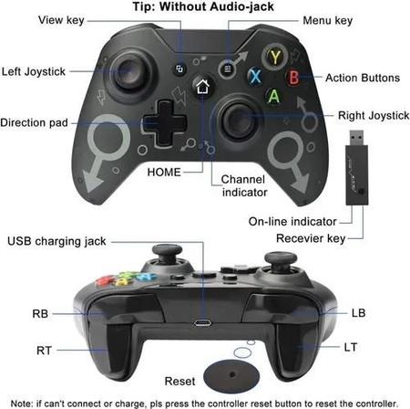 Controle Xbox 360 Com Fio Pc Gamer Joystick Microsoft - Home Games -  Controle para PC - Magazine Luiza