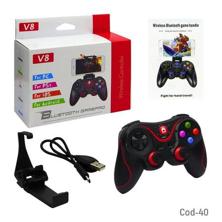 Controle Gamepad Bluethoot Celular Android PC - Todos Os Jogos - Online -  Controle para Celular - Magazine Luiza