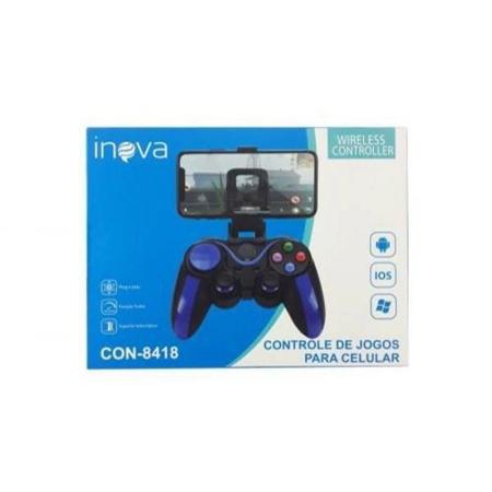 Controle Para Jogo Celular Bluetooth Sem Fio Android Ios - Inova - Controle  para Celular - Magazine Luiza