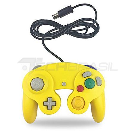 Controle Para Game Cube Nintendo Wii/U Switch Computador Branco - TechBrasil