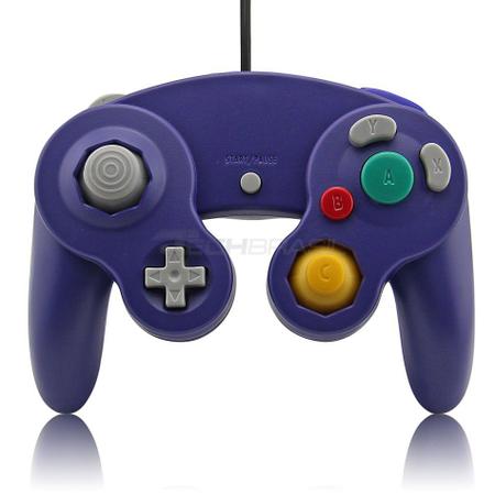 Imagem de Controle Para Game Cube Nintendo Wii/U Switch Computador Roxo