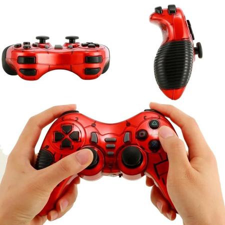 Imagem de Controle Para Jogos Gamer Joystick Sem Fio Usb Vibração