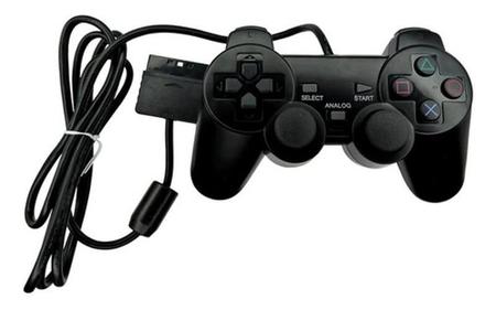 Imagem de Controle Para Playstation 2 Dualshock Com Fio Ps4