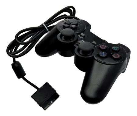 Imagem de Controle Para Playstation 2 Dualshock Com Fio ps4